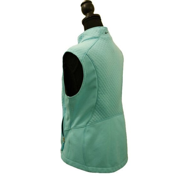 Nike women's running vest fit therma turquoise teal size L - Picture 4 of 16